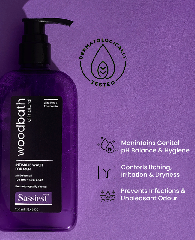 Sassiest Woodbath Intimate Wash For Him 250ML (1)