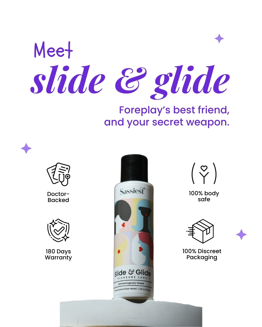 Slide & Glide Lube - All Natural 100 ML
