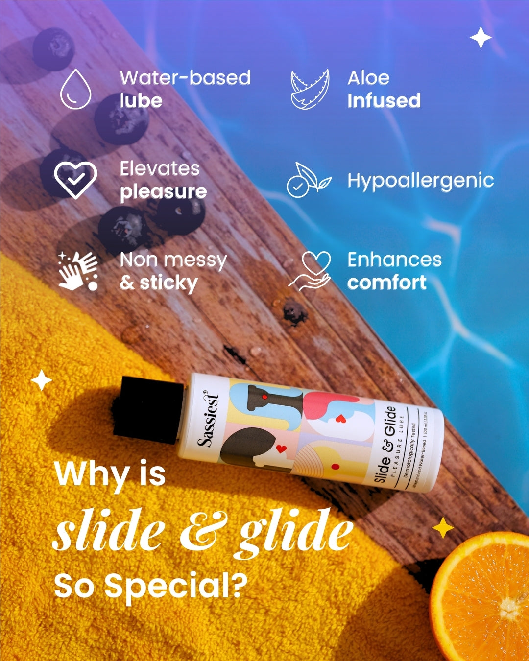 Slide & Glide Lube - All Natural 100 ML
