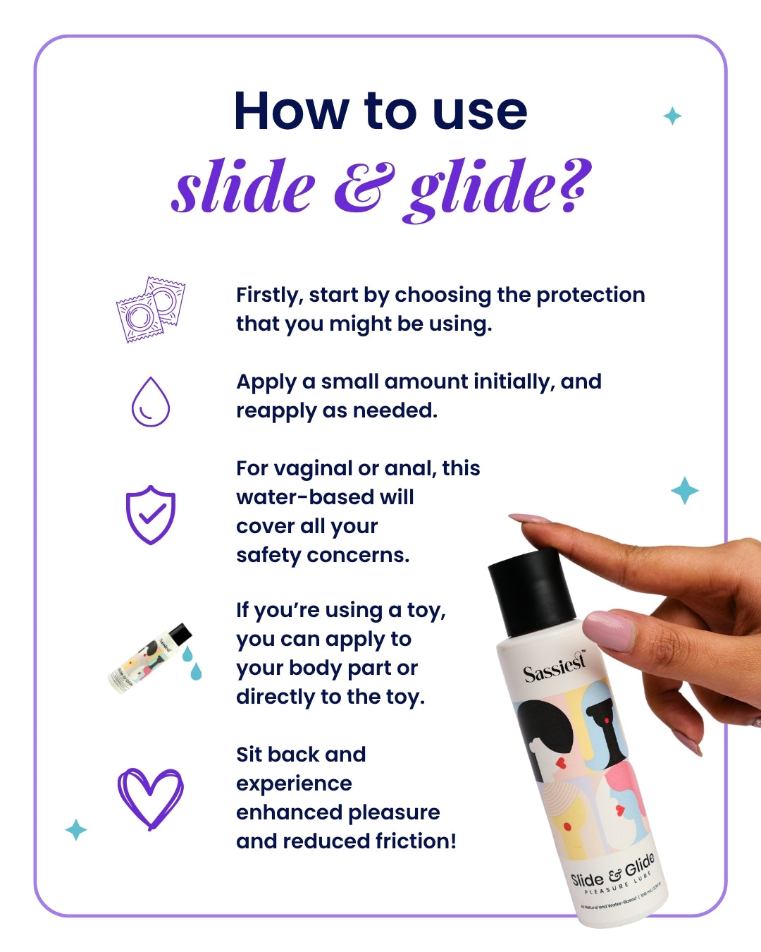 Slide & Glide Lube - All Natural 100 ML