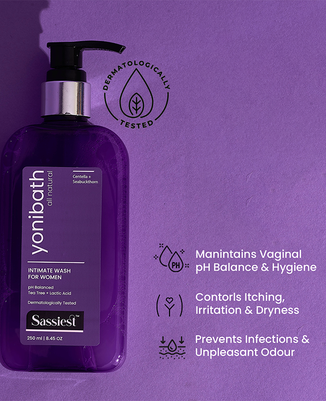 Sassiest Yonibath Intimate Wash For Her 250ML (1)